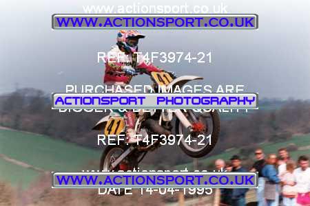 Photo: T4F3974-21 ActionSport Photography 14/04/1995 AMCA Marshfield MXC Mike Brown Memorial _7_500Seniors-Experts #41