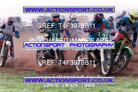 Photo: T4F3976B11 ActionSport Photography 14/04/1995 AMCA Marshfield MXC Mike Brown Memorial _3_OldFriends #57