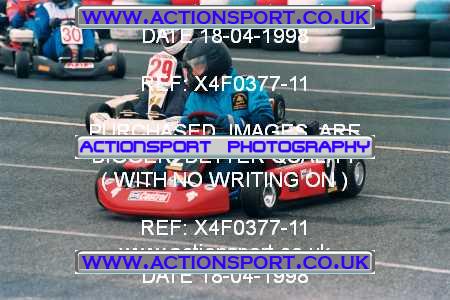 Photo: X4F0377-11 ActionSport Photography 18/04/1998 F6 Karting - Port Richborough _6_SeniorProKart_SeniorProKartLight #2