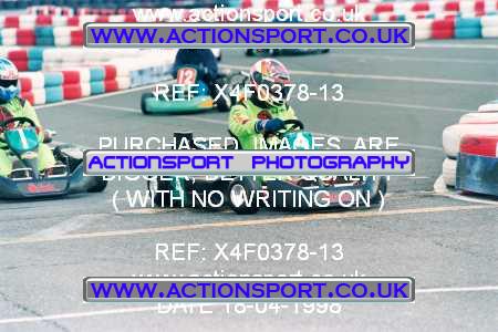 Photo: X4F0378-13 ActionSport Photography 18/04/1998 F6 Karting - Port Richborough _1_SeniorModified_SeniorOpen_Thunderkart #4