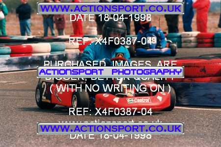 Photo: X4F0387-04 ActionSport Photography 18/04/1998 F6 Karting - Port Richborough _6_SeniorProKart_SeniorProKartLight #2