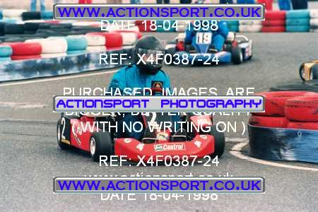 Photo: X4F0387-24 ActionSport Photography 18/04/1998 F6 Karting - Port Richborough _6_SeniorProKart_SeniorProKartLight #2