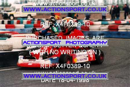 Photo: X4F0389-10 ActionSport Photography 18/04/1998 F6 Karting - Port Richborough _1_SeniorModified_SeniorOpen_Thunderkart #4