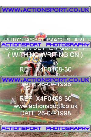 Photo: X4F0408-30 ActionSport Photography 26/04/1998 AMCA Andover MCC - Upavon _1_125Juniors #15