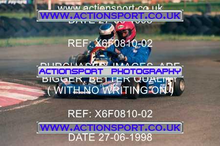 Photo: X6F0810-02 ActionSport Photography 27/06/1998 Ulster Kart Club Five Nations Kart Championships - Nutts Corner _5_ICA #67