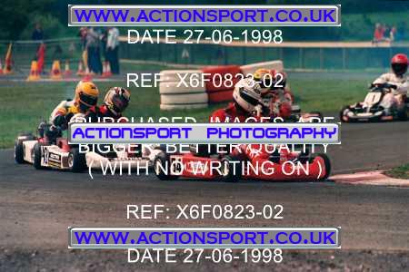 Photo: X6F0823-02 ActionSport Photography 27/06/1998 Ulster Kart Club Five Nations Kart Championships - Nutts Corner _5_ICA #54