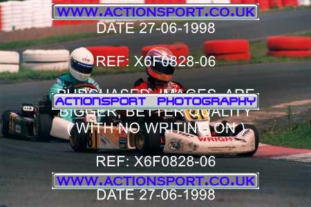 Photo: X6F0828-06 ActionSport Photography 27/06/1998 Ulster Kart Club Five Nations Kart Championships - Nutts Corner _6_FormulaA #33