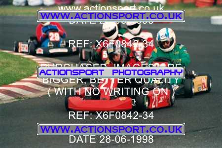 Photo: X6F0842-34 ActionSport Photography 28/06/1998 Manchester & Buxton Kart Club - Three Sisters, Wigan _1_SeniorTKM #22