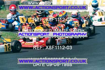 Photo: X8F1112-03 ActionSport Photography 09/08/1998 Kartmasters 98 - PFI Raceway _1_Cadets #69
