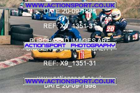 Photo: X9_1351-31 ActionSport Photography 20/09/1998 Shenington Kart Club  _5_SeniorTKM #48