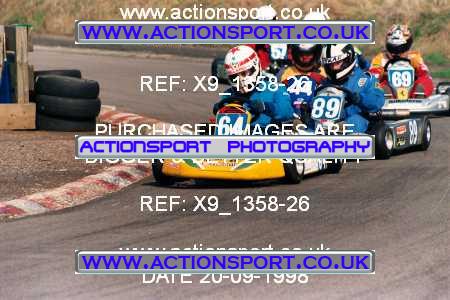 Photo: X9_1358-26 ActionSport Photography 20/09/1998 Shenington Kart Club  _3_JuniorTKM #44