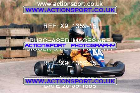 Photo: X9_1359-15 ActionSport Photography 20/09/1998 Shenington Kart Club  _3_JuniorTKM #44