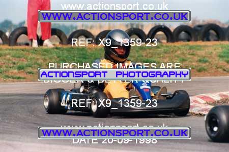 Photo: X9_1359-23 ActionSport Photography 20/09/1998 Shenington Kart Club  _3_JuniorTKM #44