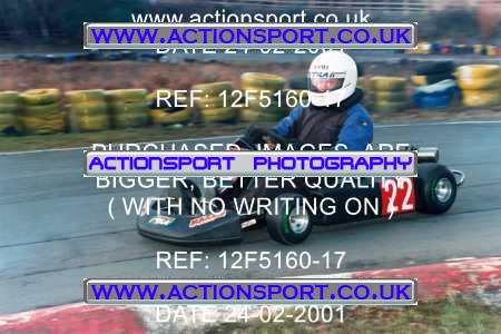 Photo: 12F5160-17 ActionSport Photography 24/02/2001 Camberley Kart Club - Blackbushe _4_SeniorTKM #22