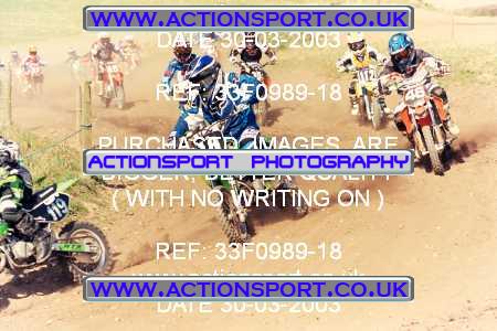 Photo: 33F0989-18 ActionSport Photography 30/03/2003 Warley Wasps SSC - Sherwood Forest _5_65s #46