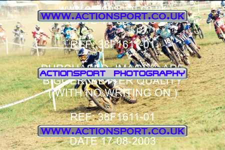 Photo: 38F1611-01 ActionSport Photography 17/08/2003 Moredon MX Aces of Motocross - Farleigh Castle _1_AMX-A #71