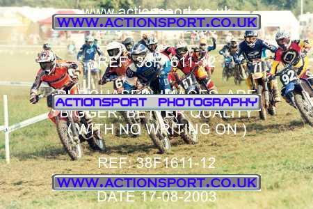 Photo: 38F1611-12 ActionSport Photography 17/08/2003 Moredon MX Aces of Motocross - Farleigh Castle _1_AMX-A #71