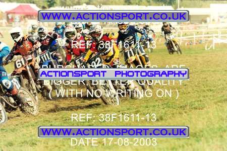 Photo: 38F1611-13 ActionSport Photography 17/08/2003 Moredon MX Aces of Motocross - Farleigh Castle _1_AMX-A #71