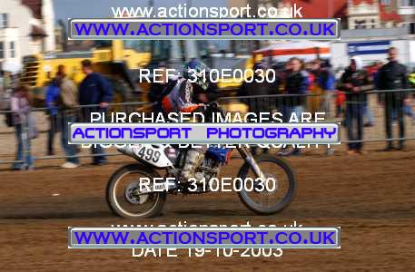 Photo: 310E0030 ActionSport Photography 18,19/10/2003 Weston Beach Race  _2_Solos #499