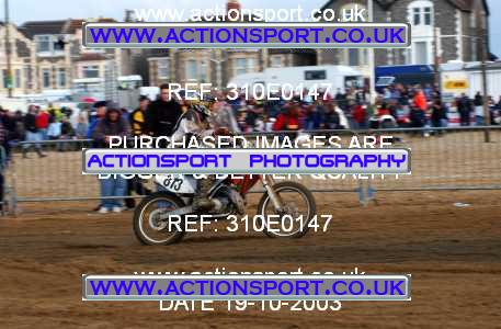 Photo: 310E0147 ActionSport Photography 18,19/10/2003 Weston Beach Race  _2_Solos #813