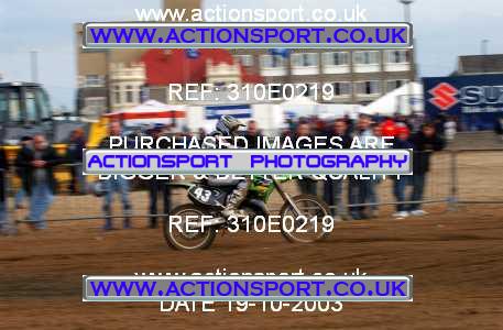 Photo: 310E0219 ActionSport Photography 18,19/10/2003 Weston Beach Race  _2_Solos #43