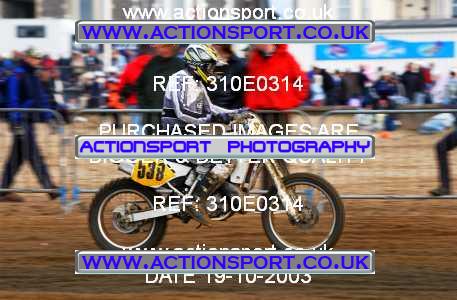 Photo: 310E0314 ActionSport Photography 18,19/10/2003 Weston Beach Race  _2_Solos #538