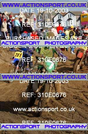 Photo: 310E0676 ActionSport Photography 18,19/10/2003 Weston Beach Race  _2_Solos #7