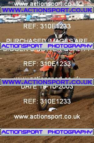 Photo: 310E1233 ActionSport Photography 18,19/10/2003 Weston Beach Race  _2_Solos #607