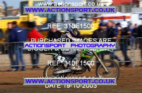 Photo: 310E1500 ActionSport Photography 18,19/10/2003 Weston Beach Race  _2_Solos #43