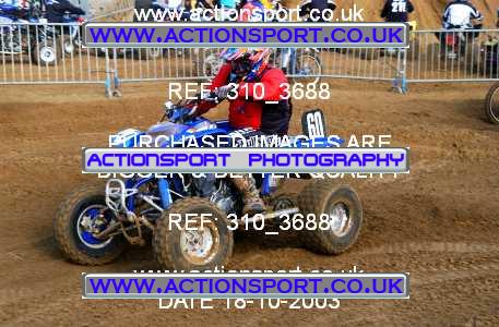 Photo: 310_3688 ActionSport Photography 18,19/10/2003 Weston Beach Race  _1_QuadsAndSidecars #60