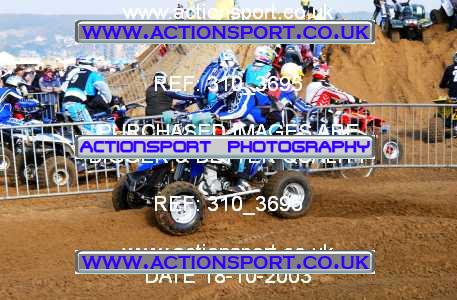 Photo: 310_3695 ActionSport Photography 18,19/10/2003 Weston Beach Race  _1_QuadsAndSidecars #19