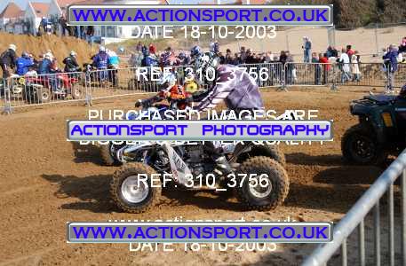 Photo: 310_3756 ActionSport Photography 18,19/10/2003 Weston Beach Race  _1_QuadsAndSidecars #514