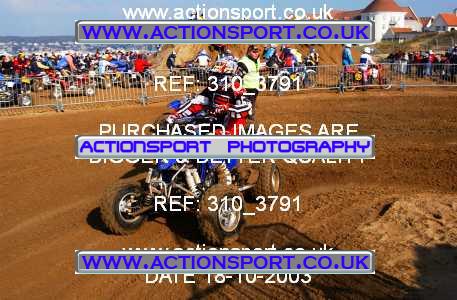 Photo: 310_3791 ActionSport Photography 18,19/10/2003 Weston Beach Race  _1_QuadsAndSidecars #7