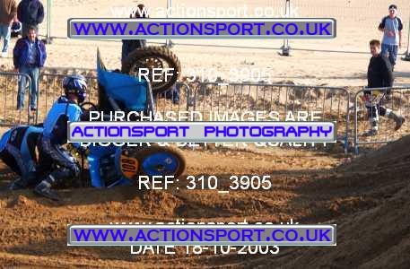 Photo: 310_3905 ActionSport Photography 18,19/10/2003 Weston Beach Race  _1_QuadsAndSidecars #108