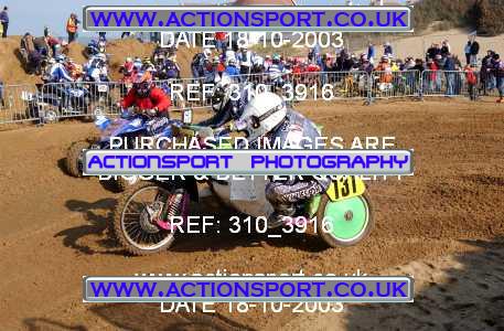Photo: 310_3916 ActionSport Photography 18,19/10/2003 Weston Beach Race  _1_QuadsAndSidecars #60