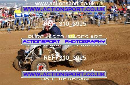 Photo: 310_3925 ActionSport Photography 18,19/10/2003 Weston Beach Race  _1_QuadsAndSidecars #219