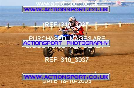 Photo: 310_3937 ActionSport Photography 18,19/10/2003 Weston Beach Race  _1_QuadsAndSidecars #7