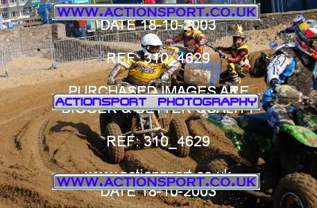 Photo: 310_4629 ActionSport Photography 18,19/10/2003 Weston Beach Race  _1_QuadsAndSidecars #509