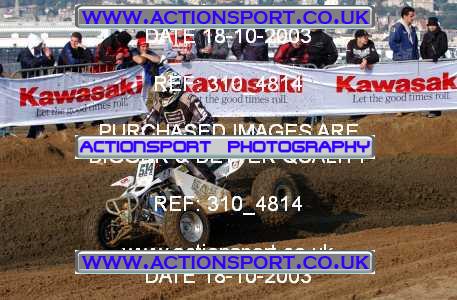 Photo: 310_4814 ActionSport Photography 18,19/10/2003 Weston Beach Race  _1_QuadsAndSidecars #514