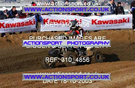 Photo: 310_4856 ActionSport Photography 18,19/10/2003 Weston Beach Race  _1_QuadsAndSidecars #558