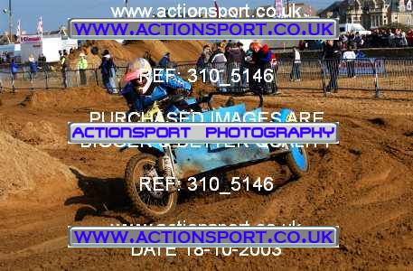 Photo: 310_5146 ActionSport Photography 18,19/10/2003 Weston Beach Race  _1_QuadsAndSidecars #108