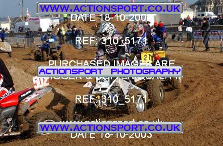 Photo: 310_5171 ActionSport Photography 18,19/10/2003 Weston Beach Race  _1_QuadsAndSidecars #514