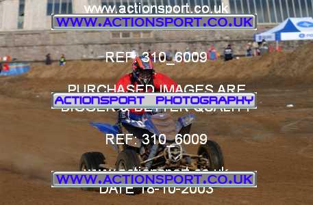 Photo: 310_6009 ActionSport Photography 18,19/10/2003 Weston Beach Race  _1_QuadsAndSidecars #60