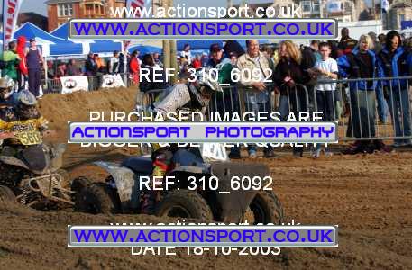 Photo: 310_6092 ActionSport Photography 18,19/10/2003 Weston Beach Race  _1_QuadsAndSidecars #420