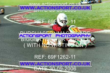 Photo: 69F1262-11 ActionSport Photography 30/09/2006 F6 Karting - Buckmore Park _3_Cadets #17