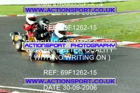 Photo: 69F1262-15 ActionSport Photography 30/09/2006 F6 Karting - Buckmore Park _3_Cadets #82