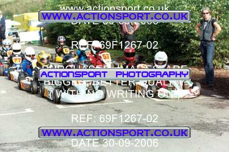 Photo: 69F1267-02 ActionSport Photography 30/09/2006 F6 Karting - Buckmore Park _3_Cadets #17