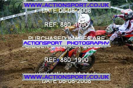 Photo: 880_1990 ActionSport Photography 06/08/2008 Hucklebridge Events MX - Leigh Delamere _3_85s