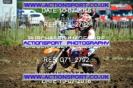 Photo: G71_2792 ActionSport Photography 10/07/2016 MCF South Somerset MX - Grittenham _6_65cc