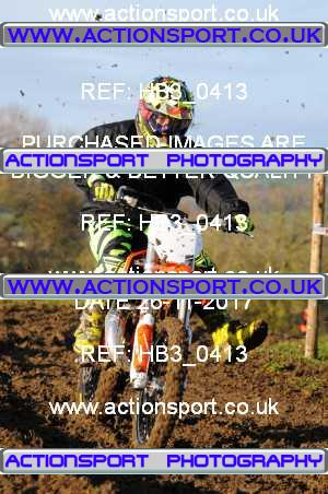 Photo: HB3_0413 ActionSport Photography 26/11/2017 Thornbury MX Practice - Arlingham 1010_65s-85s